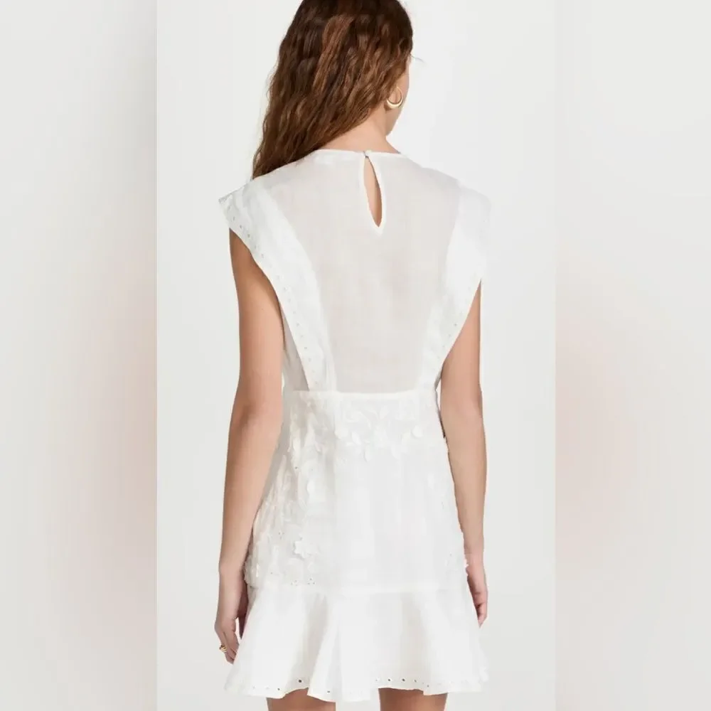 Veronica Beard Kerison Embroidered Minidress szie 8